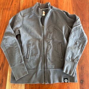 American Giant Heavyweight Full Zip Mock Neck Sweatshirt